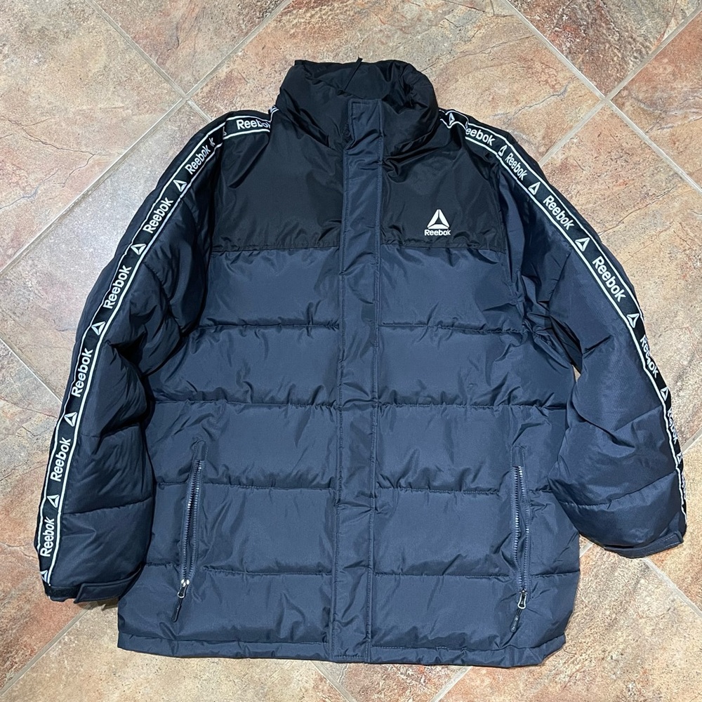 REEBOK XL Men's Heavy Insulated Quilted Winter Jacket